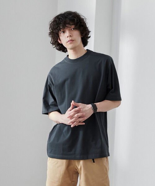 coen（コーエン）の「【WEB限定】【WELLTECT】ベーシックシンプルTシャツ（Tシャツ/カットソー・メンズ・ホワイト/ライトグレー/ネイビー/ダークグレー/ブラック/ベージュ/ロイヤルブルー・S/M/L/XL）」の20枚目の写真