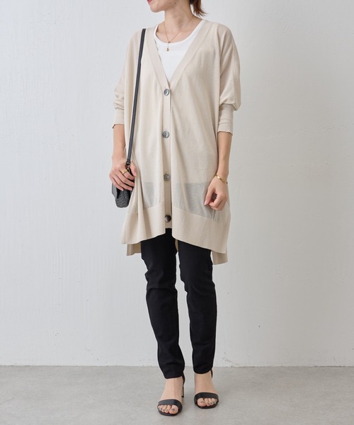 BEARDSLEY（ビアズリー）の「裾ラウンドリブタンク（タンクトップ・レディース・ライトグレー/ホワイト/ブラック・FREE）」の11枚目の写真