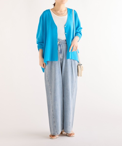 BEARDSLEY（ビアズリー）の「裾ラウンドリブタンク（タンクトップ・レディース・ライトグレー/ホワイト/ブラック・FREE）」の12枚目の写真