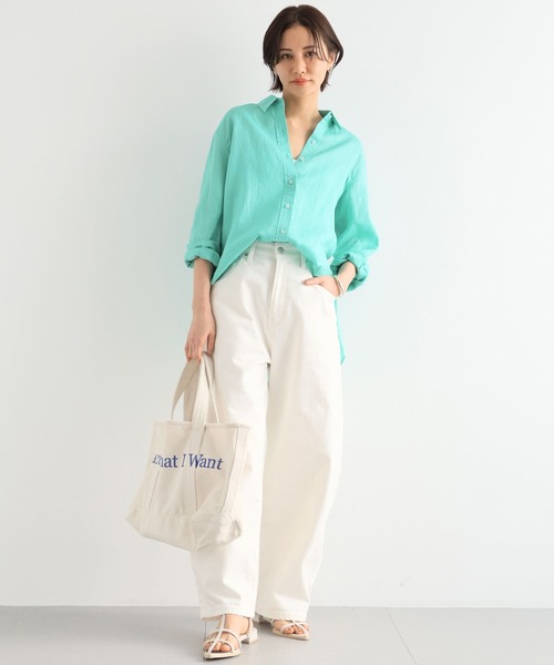 BARNYARDSTORM(バンヤードストーム)の「BARNYARDSTORM / キャンバスビッグロゴトート(トートバッグ・レディース・キャメル/オフホワイト・FREE)」の12枚目の写真