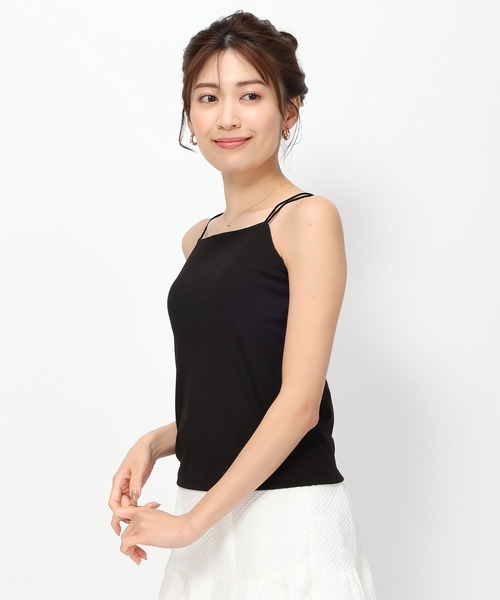 MISCH MASCH(ミッシュマッシュ)の「カップ付きキャミソール/MM428203(キャミソール・レディース・ブラック/ホワイト/モカ/シルバー・フリ-)」の13枚目の写真