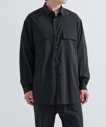 【White Mountaineering / ホワイトマウンテニアリング】REGULAR COLLAR SHIRT【セットアップ対応】