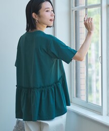 【WELLTECT】バックティアードトップス