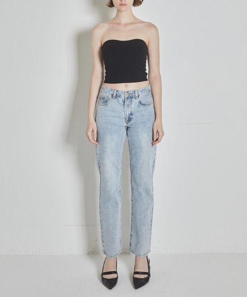 epine（エピヌ）の「《epine SUPER MODEL JEANS》straight（デニムパンツ・レディース・ブラック/ブルー・S/M）」の11枚目の写真