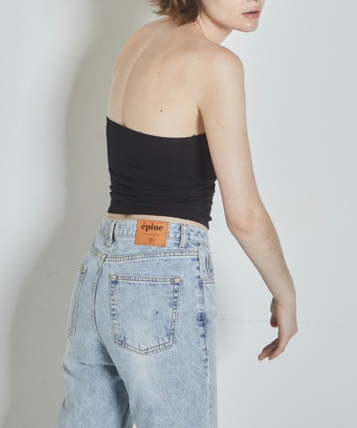 epine（エピヌ）の「《epine SUPER MODEL JEANS》straight（デニムパンツ・レディース・ブラック/ブルー・S/M）」の18枚目の写真