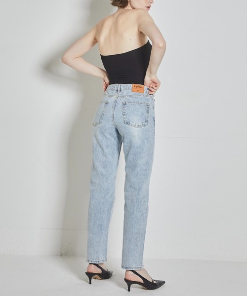 epine（エピヌ）の「《epine SUPER MODEL JEANS》straight（デニムパンツ・レディース・ブラック/ブルー・S/M）」の14枚目の写真