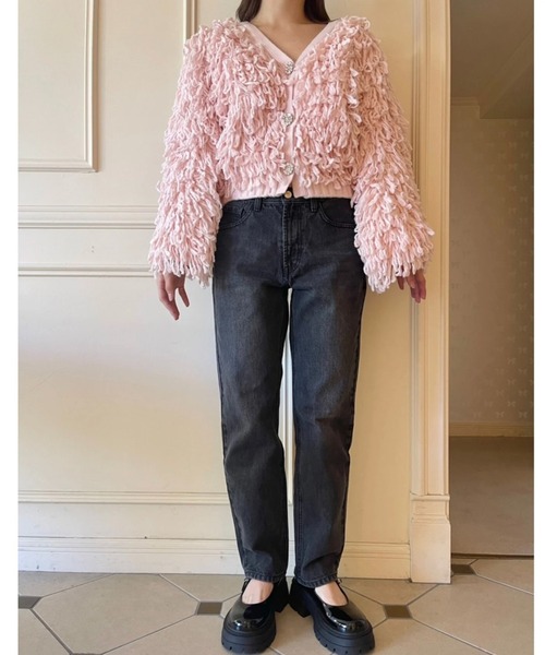 epine（エピヌ）の「《epine SUPER MODEL JEANS》straight（デニムパンツ・レディース・ブラック/ブルー・S/M）」の6枚目の写真