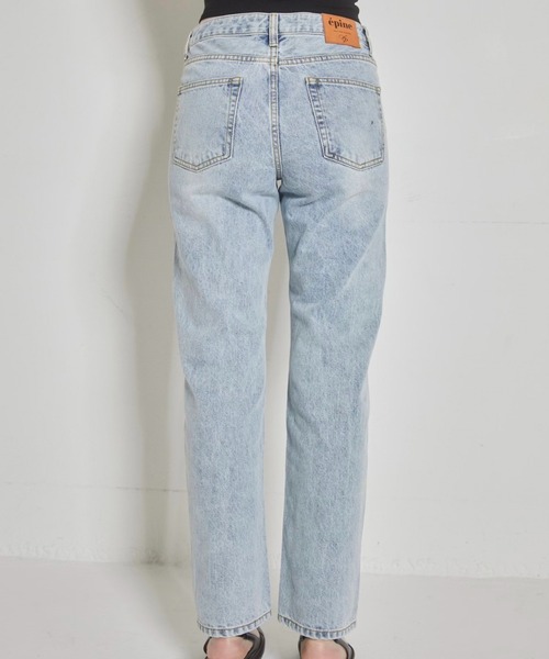 epine（エピヌ）の「《epine SUPER MODEL JEANS》straight（デニムパンツ・レディース・ブラック/ブルー・S/M）」の7枚目の写真