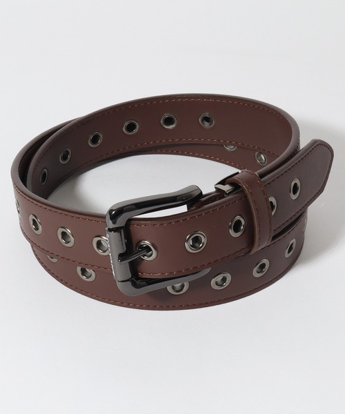 Dickies（ディッキーズ）の「【Dickies/ディッキーズ】PUレザーベルト35mm(プレーン/ハトメ/刺繍)（ベルト・メンズ・ホワイト/ブラック/ダークブラウン系/ダークブラウン系1/ホワイト系その他2/ブラック系その他2/ブラック系その他/ホワイト系その他/ブラウン/ダークブラウン・FREE）」の9枚目の写真