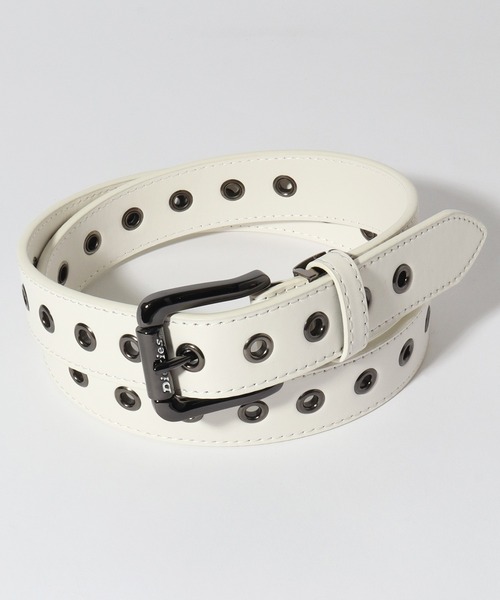 Dickies（ディッキーズ）の「【Dickies/ディッキーズ】PUレザーベルト35mm(プレーン/ハトメ/刺繍)（ベルト・メンズ・ホワイト/ブラック/ダークブラウン系/ダークブラウン系1/ホワイト系その他2/ブラック系その他2/ブラック系その他/ホワイト系その他/ブラウン/ダークブラウン・FREE）」の2枚目の写真