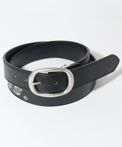 Dickies（ディッキーズ）の「【Dickies/ディッキーズ】PUレザーベルト35mm(プレーン/ハトメ/刺繍)（ベルト・メンズ・ホワイト/ブラック/ダークブラウン系/ダークブラウン系1/ホワイト系その他2/ブラック系その他2/ブラック系その他/ホワイト系その他/ブラウン/ダークブラウン・FREE）」の6枚目の写真