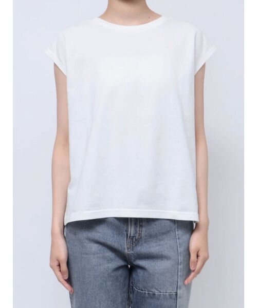 ジャスグリッティー　トップス　ホワイト　ビスチェ　新品未使用　タグ付き lawgy（ラウジー）の「wrinkle hole gather bustier set tops