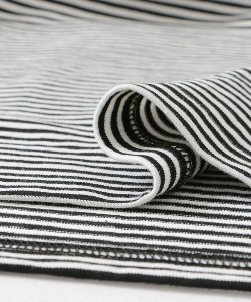 URBAN RESEARCH DOORS（アーバンリサーチドアーズ）の「『UR TECH』USAコットンロールスリーブTシャツ（Tシャツ/カットソー・レディース・ホワイト系その他/ミント/パープル/ブラック/オフホワイト・MEDIUM）」の19枚目の写真