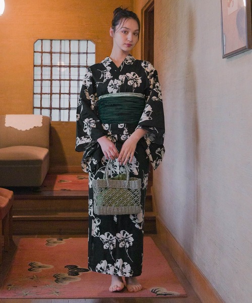 Andemiu（アンデミュウ）の「ペーパーカゴＢＡＧ118057（かごバッグ・レディース・パープル系その他/グリーン系その他/イエロー系その他/グレー系その他・FREE）」の5枚目の写真