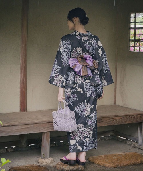 Andemiu（アンデミュウ）の「ペーパーカゴＢＡＧ118057（かごバッグ・レディース・パープル系その他/グリーン系その他/イエロー系その他/グレー系その他・FREE）」の7枚目の写真