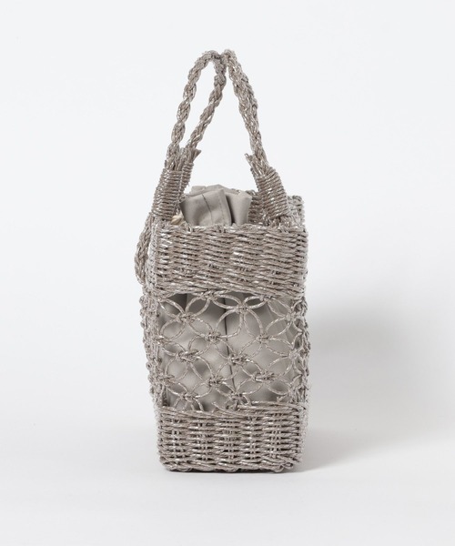 Andemiu（アンデミュウ）の「ペーパーカゴＢＡＧ118057（かごバッグ・レディース・パープル系その他/グリーン系その他/イエロー系その他/グレー系その他・FREE）」の17枚目の写真