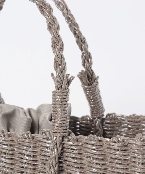 Andemiu（アンデミュウ）の「ペーパーカゴＢＡＧ118057（かごバッグ・レディース・パープル系その他/グリーン系その他/イエロー系その他/グレー系その他・FREE）」の20枚目の写真