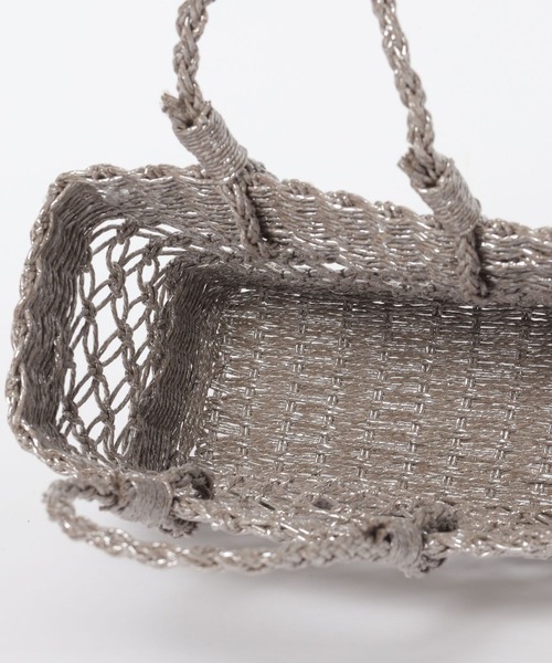 Andemiu（アンデミュウ）の「ペーパーカゴＢＡＧ118057（かごバッグ・レディース・パープル系その他/グリーン系その他/イエロー系その他/グレー系その他・FREE）」の21枚目の写真