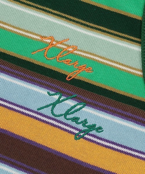 XLARGE KIDS(エクストララージキッズ)の「マルチボーダータンクトップ(タンクトップ・キッズ・パープル/グリーン・90cm/100cm/110cm/120cm/130cm/140cm)」の8枚目の写真