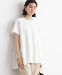 THE SHOP TK | ◆【UV/接触冷感/洗濯OK/毛玉になりにくい】フハク切替チュニック(チュニック)