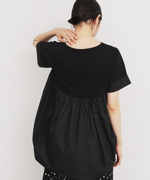 THE SHOP TK (ザ ショップ ティーケー )の「◆【UV/接触冷感/洗濯OK/毛玉になりにくい】フハク切替チュニック(チュニック・レディース・オフホワイト/ブラック/チャコールグレー・12/13)」の20枚目の写真
