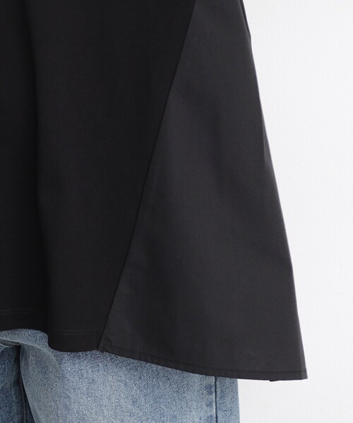 THE SHOP TK (ザ ショップ ティーケー )の「◆【UV/接触冷感/洗濯OK/毛玉になりにくい】フハク切替チュニック(チュニック・レディース・オフホワイト/ブラック/チャコールグレー・12/13)」の15枚目の写真