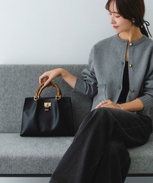 RODE SKO | バンブースクエアミドルバッグ(ハンドバッグ)