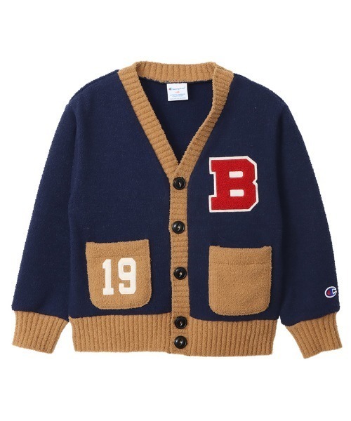 Champion(チャンピオン)の「Champion/チャンピオン CARDIGAN(カーディガン/ボレロ・キッズ・グレー系その他/ネイビー/モカ・130/140/150/160/120)」の3枚目の写真