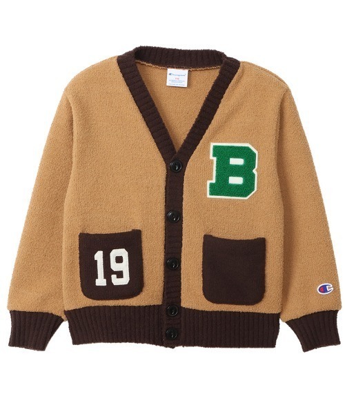 Champion(チャンピオン)の「Champion/チャンピオン CARDIGAN(カーディガン/ボレロ・キッズ・グレー系その他/ネイビー/モカ・130/140/150/160/120)」の2枚目の写真