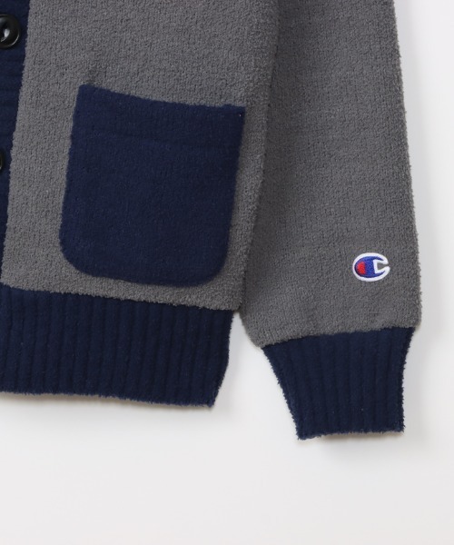 Champion(チャンピオン)の「Champion/チャンピオン CARDIGAN(カーディガン/ボレロ・キッズ・グレー系その他/ネイビー/モカ・130/140/150/160/120)」の7枚目の写真
