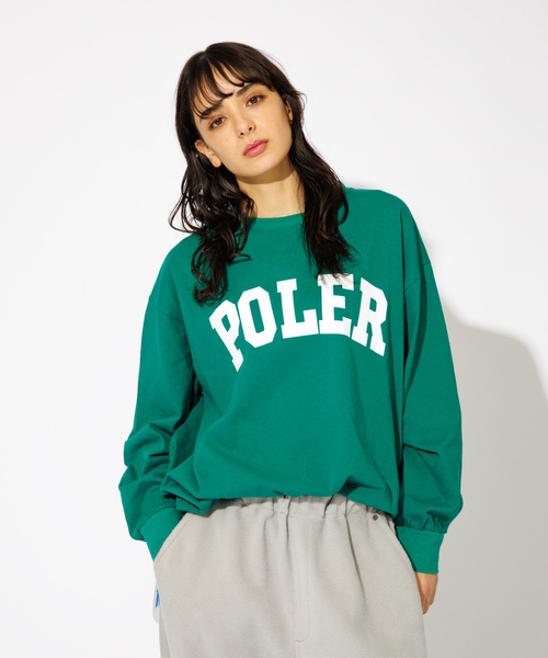POLeR/ポーラー】COLLEGE ロングスリーブTシャツ（Tシャツ