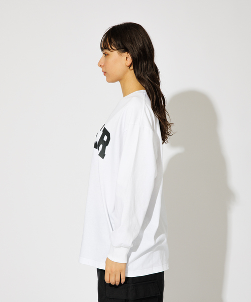 POLeR(ポーラー)の「【POLeR/ポーラー】COLLEGE ロングスリーブTシャツ(Tシャツ/カットソー・メンズ・ホワイト/ブラック/グリーン・M/L/XL)」の6枚目の写真