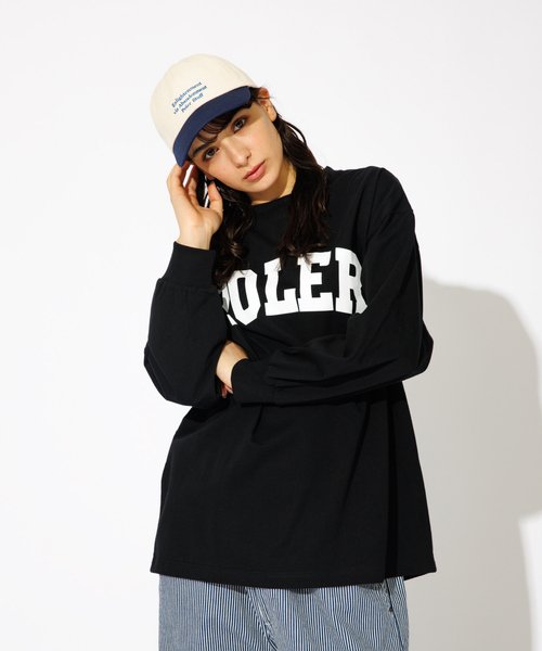 POLeR(ポーラー)の「【POLeR/ポーラー】COLLEGE ロングスリーブTシャツ(Tシャツ/カットソー・メンズ・ホワイト/ブラック/グリーン・M/L/XL)」の14枚目の写真