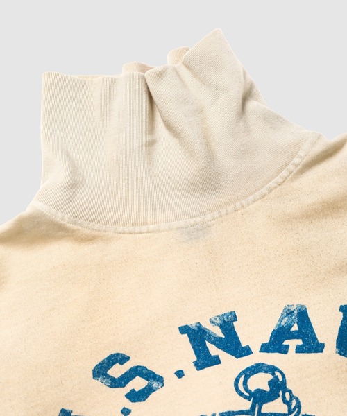 BOW WOW（バウワウ）の「USN SEEBEES TURTLENECK LS AGING（Tシャツ/カットソー・メンズ・ホワイト系その他・L/XL）」の3枚目の写真