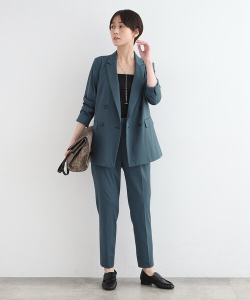 パンツスーツ】INDIVI おそく インディヴィ パンツスーツ 