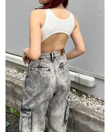 EVRIS（エヴリス）の「バックオープンボディースーツ（タンクトップ）」