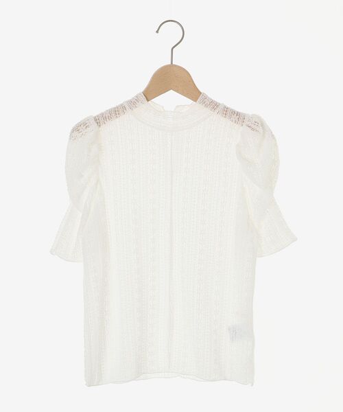 MAJESTIC LEGON（マジェスティックレゴン）の「パワショルレーストップス（Tシャツ/カットソー・レディース・オフホワイト/アイボリー・MEDIUM）」の12枚目の写真