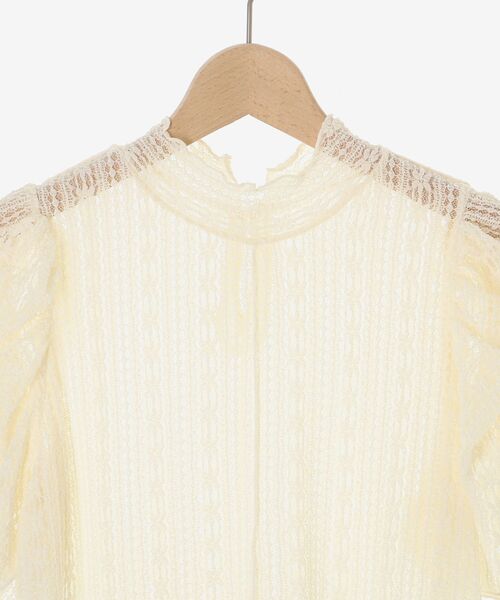 MAJESTIC LEGON（マジェスティックレゴン）の「パワショルレーストップス（Tシャツ/カットソー・レディース・オフホワイト/アイボリー・MEDIUM）」の22枚目の写真