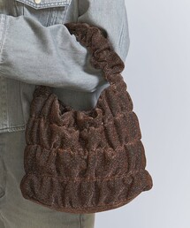 BEAUTY&YOUTH UNITED ARROWS | ラメ ギャザー ワンショルダーバッグ(ショルダーバッグ)