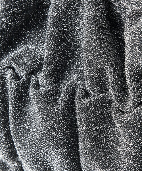 BEAUTY&YOUTH UNITED ARROWS（ビューティーアンドユースユナイテッドアローズ）の「ラメ ギャザー ワンショルダーバッグ（ショルダーバッグ・レディース・ブラウン/シルバー・FREE）」の14枚目の写真