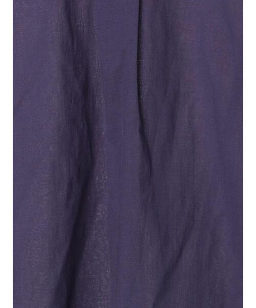 Samansa Mos2（サマンサ モスモス）の「切替スキッパーシャツ（シャツ/ブラウス・レディース・ブラック/ネイビー/ベージュ/オフホワイト・F）」の5枚目の写真