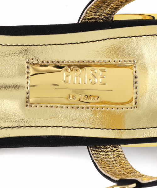 LE TALON（ルタロン）の「GRISEコンビTストラップサンダル（サンダル・レディース・アイボリー/ゴールド・SMALL/MEDIUM/LARGE/X-LARGE）」の13枚目の写真