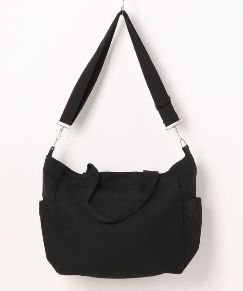 PARKS TOKYO SELECT（パークストウキョウセレクト）の「大容量 2WAYショルダーキャンバスバッグ（ショルダーバッグ・レディース・黄緑系/ホワイト/ブラック/カーキ/カーキ系・FREE）」の6枚目の写真