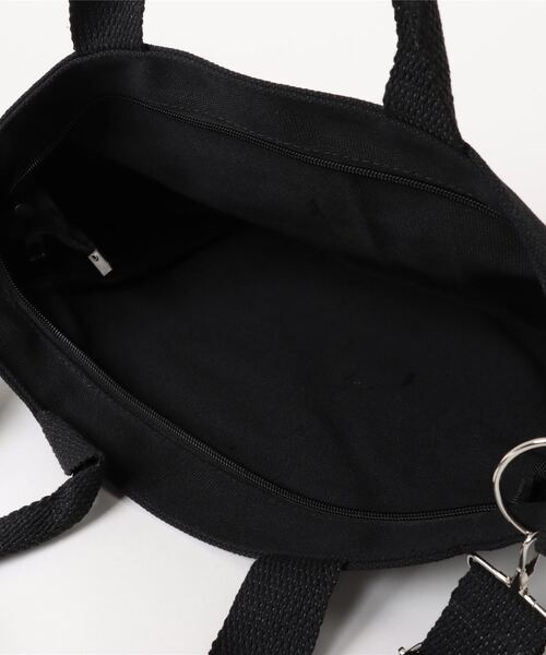 PARKS TOKYO SELECT（パークストウキョウセレクト）の「大容量 2WAYショルダーキャンバスバッグ（ショルダーバッグ・レディース・黄緑系/ホワイト/ブラック/カーキ/カーキ系・FREE）」の8枚目の写真