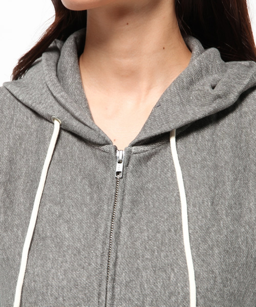 Champion（チャンピオン）の「ウィメンズ チャンピオン ジップパーカ フーディ Champion WMNS ZIP HOODED SWEAT SHIRT CW-F101（パーカー・レディース・ブルー/ネイビー/グレー/ホワイト/チャコールグレー・MEDIUM/LARGE）」の10枚目の写真