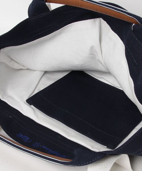 Vicente（ヴィセンテ）の「SEAGREEN×Vicente(シーグリーン×ヴィセンテ)Cotton tote bag（トートバッグ・レディース・ブラウン/パープル/ネイビー・F）」の11枚目の写真