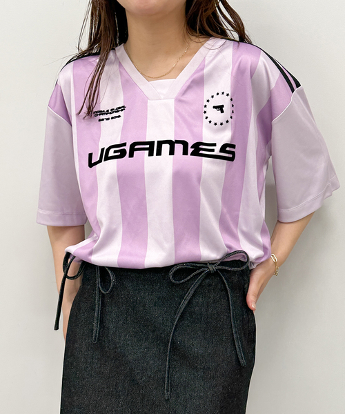 U by SPICK&SPAN(ユーバイスピックアンドスパン)の「ハーフスリーブゲームシャツ(Tシャツ/カットソー・レディース・ピンク系その他・FREE)」の21枚目の写真