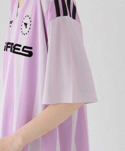 U by SPICK&SPAN(ユーバイスピックアンドスパン)の「ハーフスリーブゲームシャツ(Tシャツ/カットソー・レディース・ピンク系その他・FREE)」の6枚目の写真