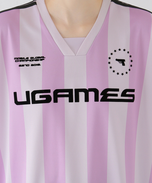 U by SPICK&SPAN(ユーバイスピックアンドスパン)の「ハーフスリーブゲームシャツ(Tシャツ/カットソー・レディース・ピンク系その他・FREE)」の5枚目の写真