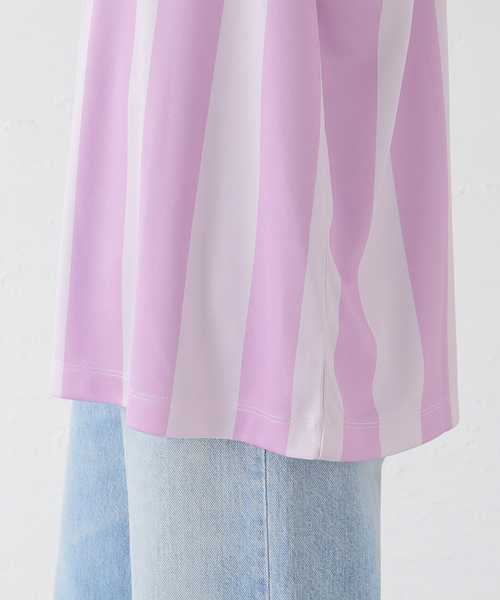 U by SPICK&SPAN(ユーバイスピックアンドスパン)の「ハーフスリーブゲームシャツ(Tシャツ/カットソー・レディース・ピンク系その他・FREE)」の4枚目の写真